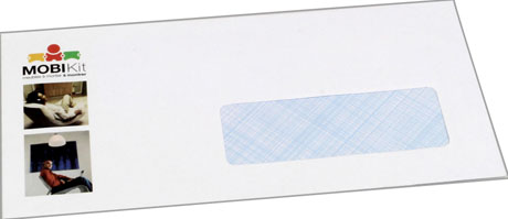 Enveloppes 110x220 90g offset extra blanc