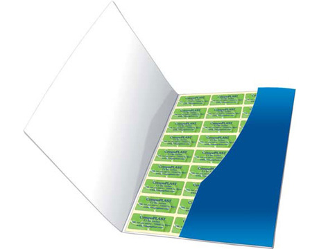 Impression étiquette standard Polyester transparent/brillant