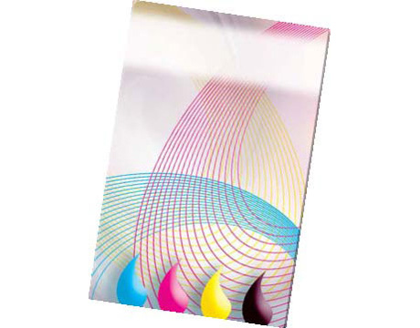 Badge Format 60x92 Polyester transparent/brillant